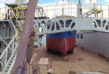 内航運送貨物船 「第一東宝丸」が、 出渠しました。