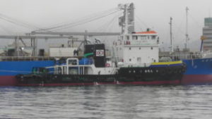 曳船・押船兼作業船「海陽丸」が、 出渠しました。