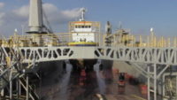 曳船・押船兼作業船「海陽丸」が、入渠しました。